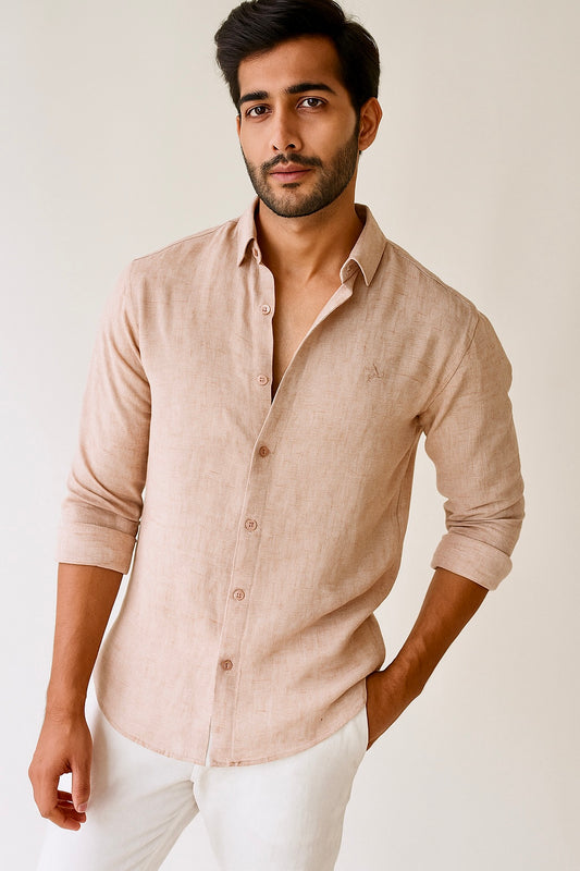 BM LINEN DARK BEIGE