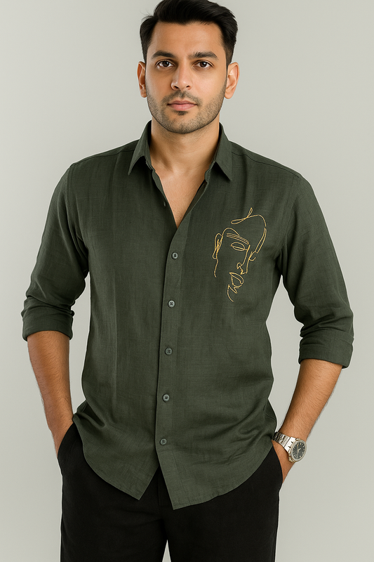 FACE EMB - GREEN
