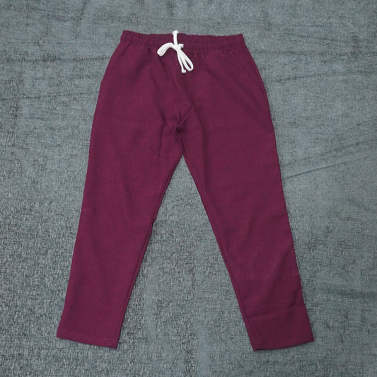 LINEN PANTS - MAROON