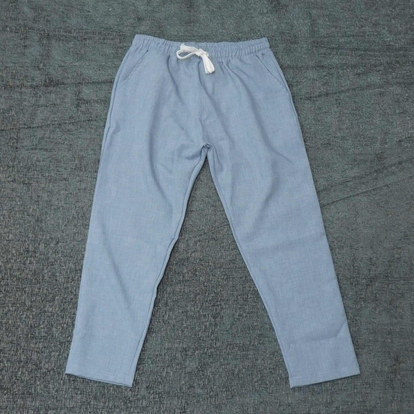 LINEN PANTS - GREY