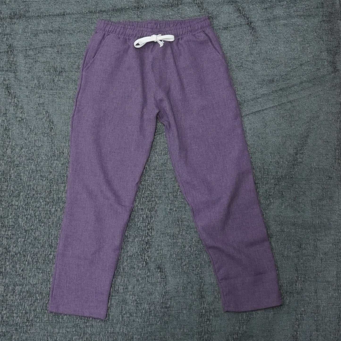 LINEN PANTS - VIOLET