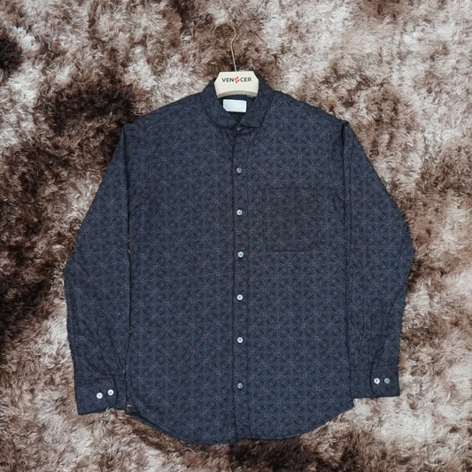 LIBRA  PRINTED  BLACK  SHIRT