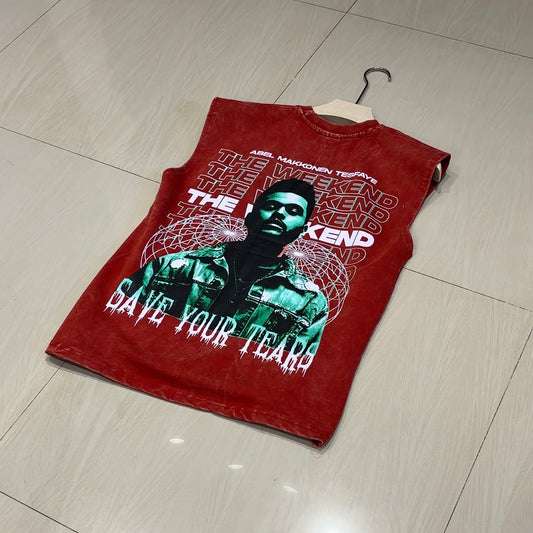 ARTIST-INSPIRED SLEEVELESS - RED