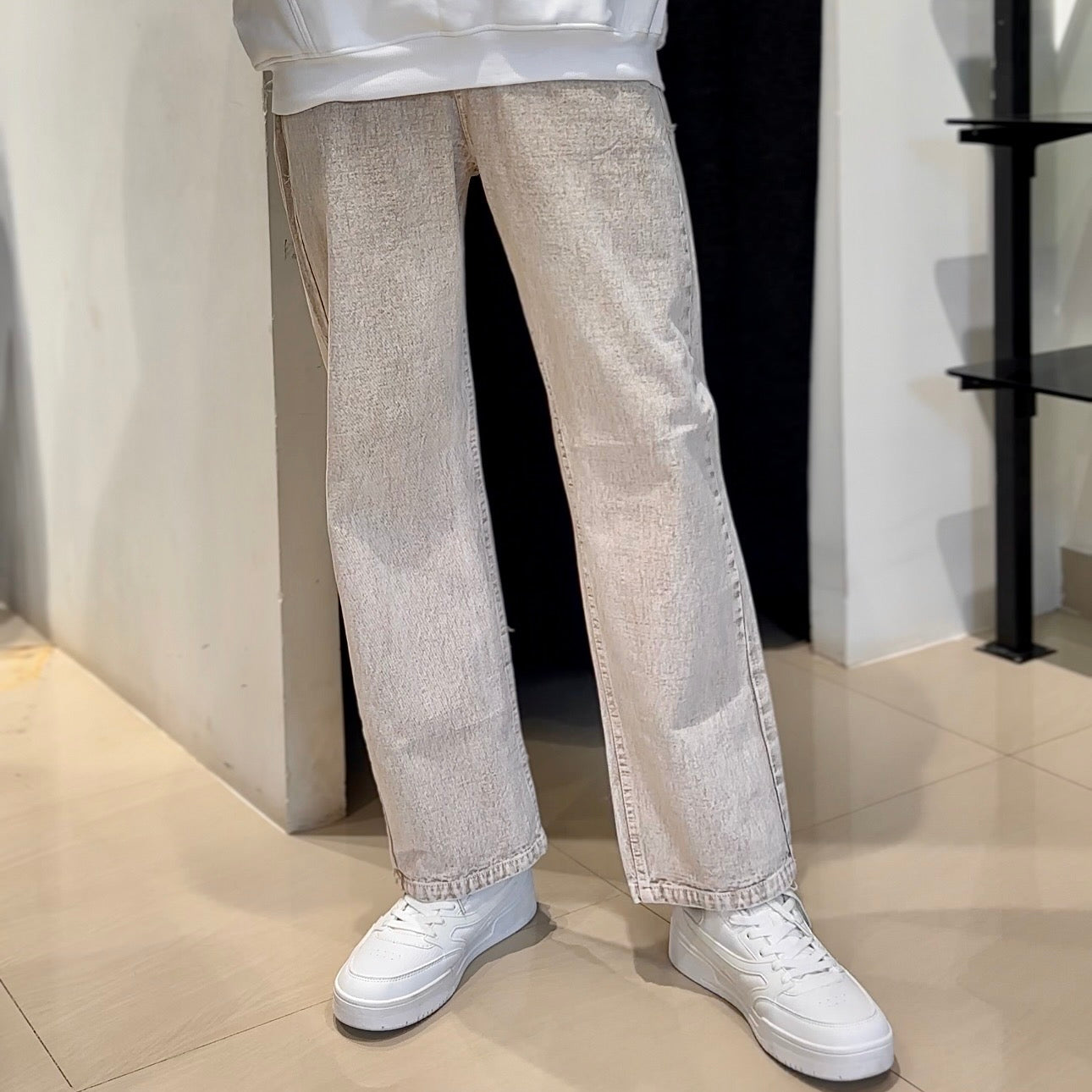 TYLER BAGGY - WASHED BEIGE